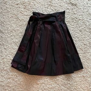 🚫**SOLD** Express Metallic Pleated Purple Skirt XS *NEW*